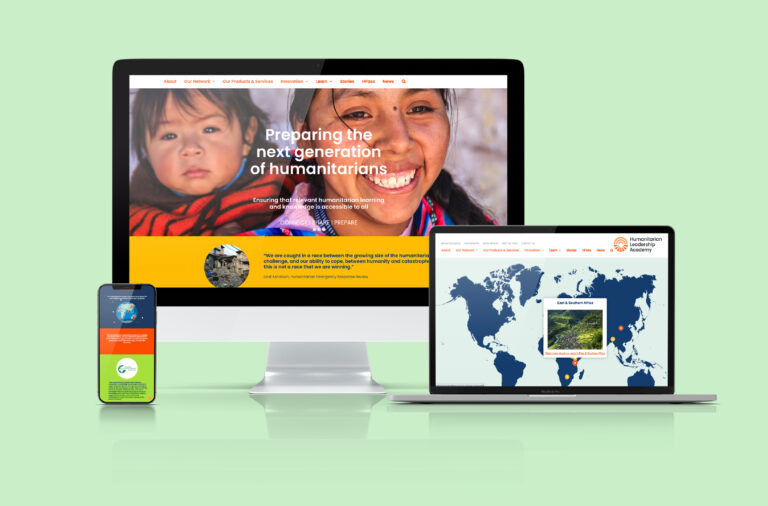 Humanitarian Leadership Academy web redesign - SEO - Kent