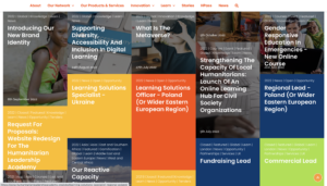 Charity website design - Humanitarian Leadership Academy - Elementor
