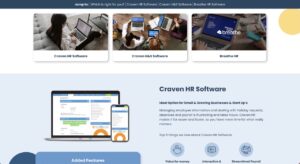 Design management of Craven Consultancy services website using WordPress - Margate