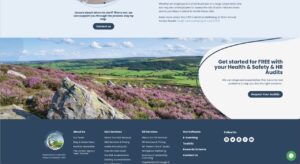 Fresh new design - Craven Consultancy services - Broad use of stock imagery and custom grids